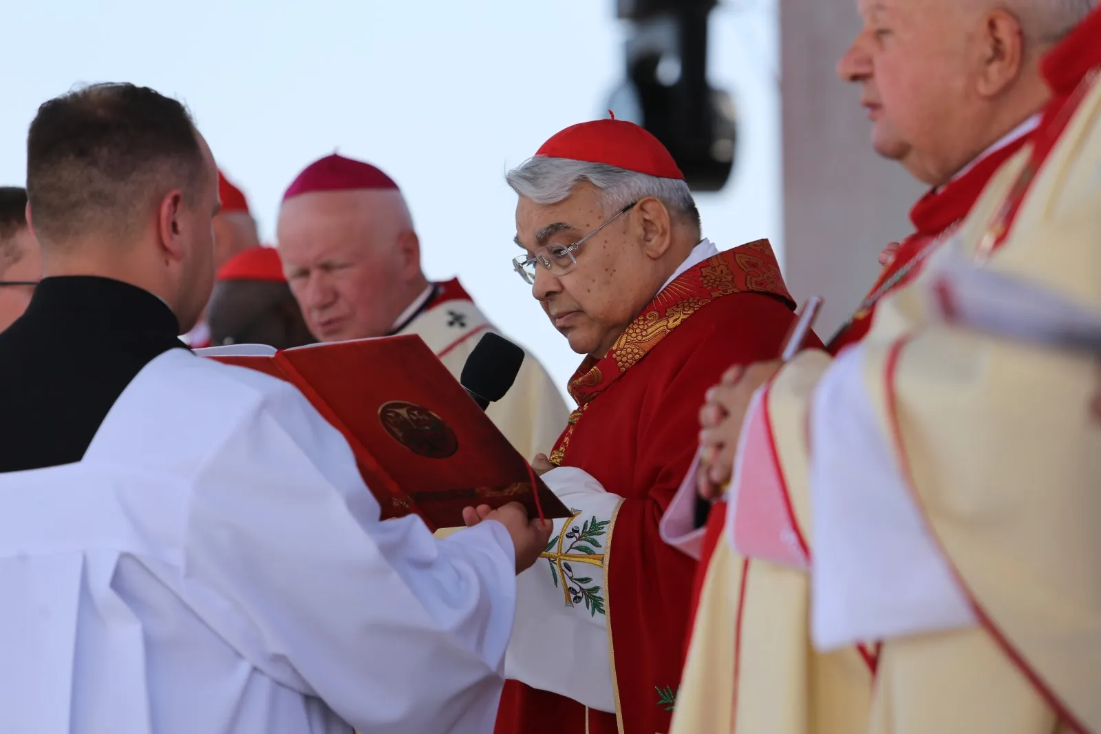 Cardinal Marcello Semeraro, prefect of the Dicastery for the Causes of Saints, on Sept. 10 2023, in Markowa, in southeastern Poland, at the beatification Mass for the Ulma family, who were executed for sheltering Jews during World War II. Credit: Polish Bishops Conference