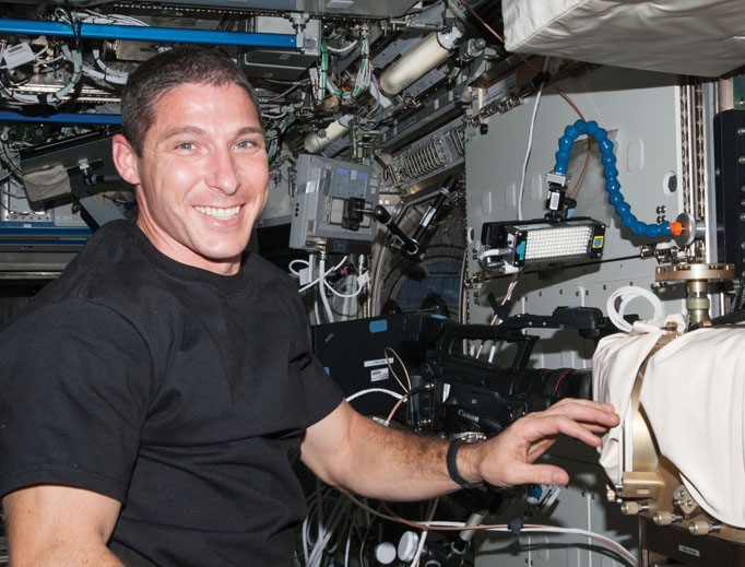 Mike Hopkins shows what life is like in space.