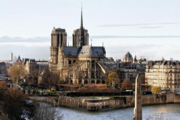 Notre Dame Cathedral before the April 15, 2019, fire