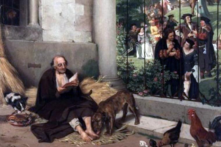 Eduard von Gebhardt, “Lazarus and the Rich Man,” 1865