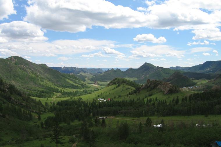 The Khentii Mountains in Terelj