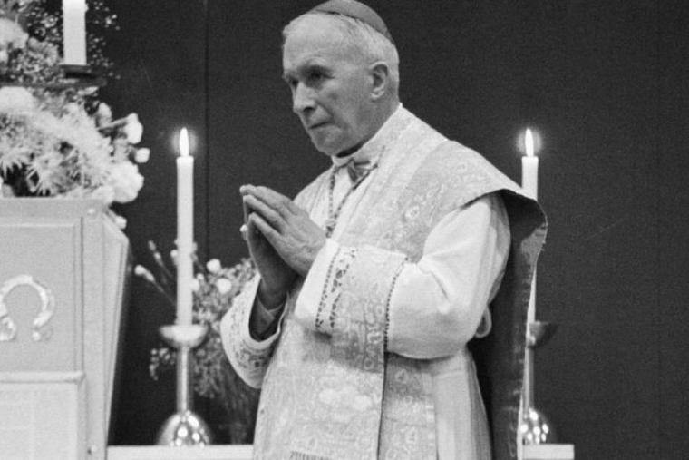 Archbishop Marcel Lefebvre.