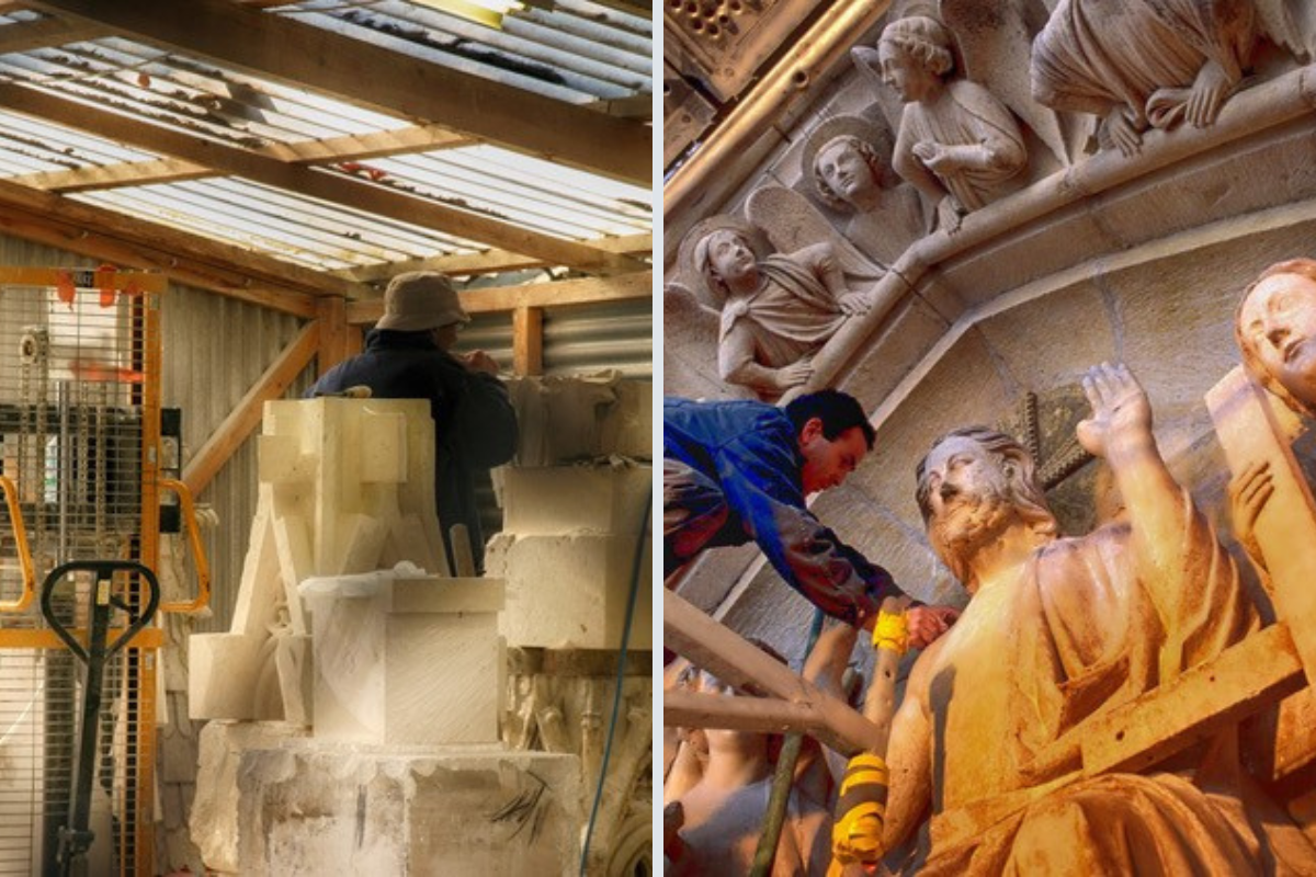 Notre Dame restoration artisans