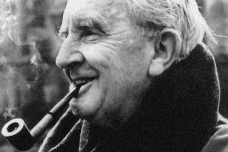 J.R.R. Tolkien, shown in an undated photo 