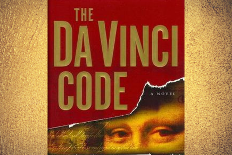 Book cover of 'The Da Vinci Code.'