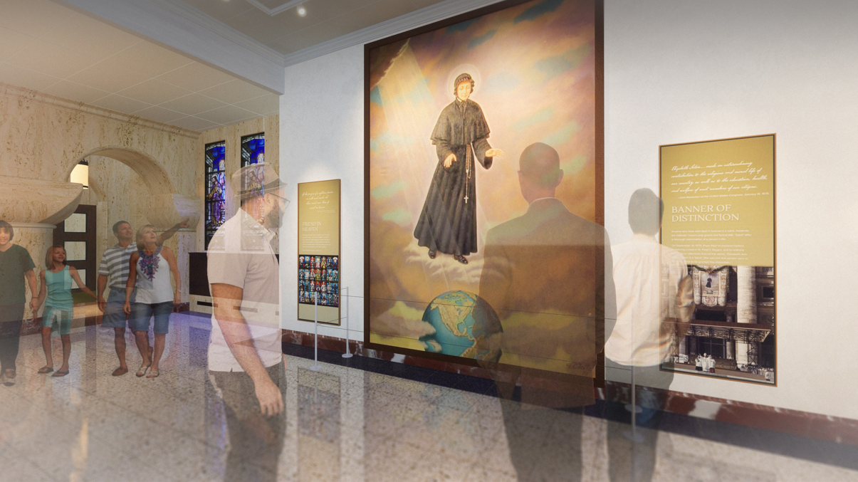 The new museum at the shrine opens on Sept. 22. Courtesy of the Seton Shrine. 